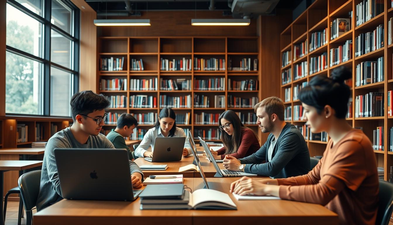 Student using online courses for flexible education